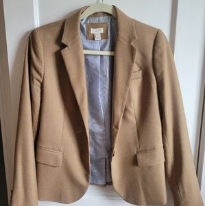 EUC classic JCrew schoolboy wool camel blazer